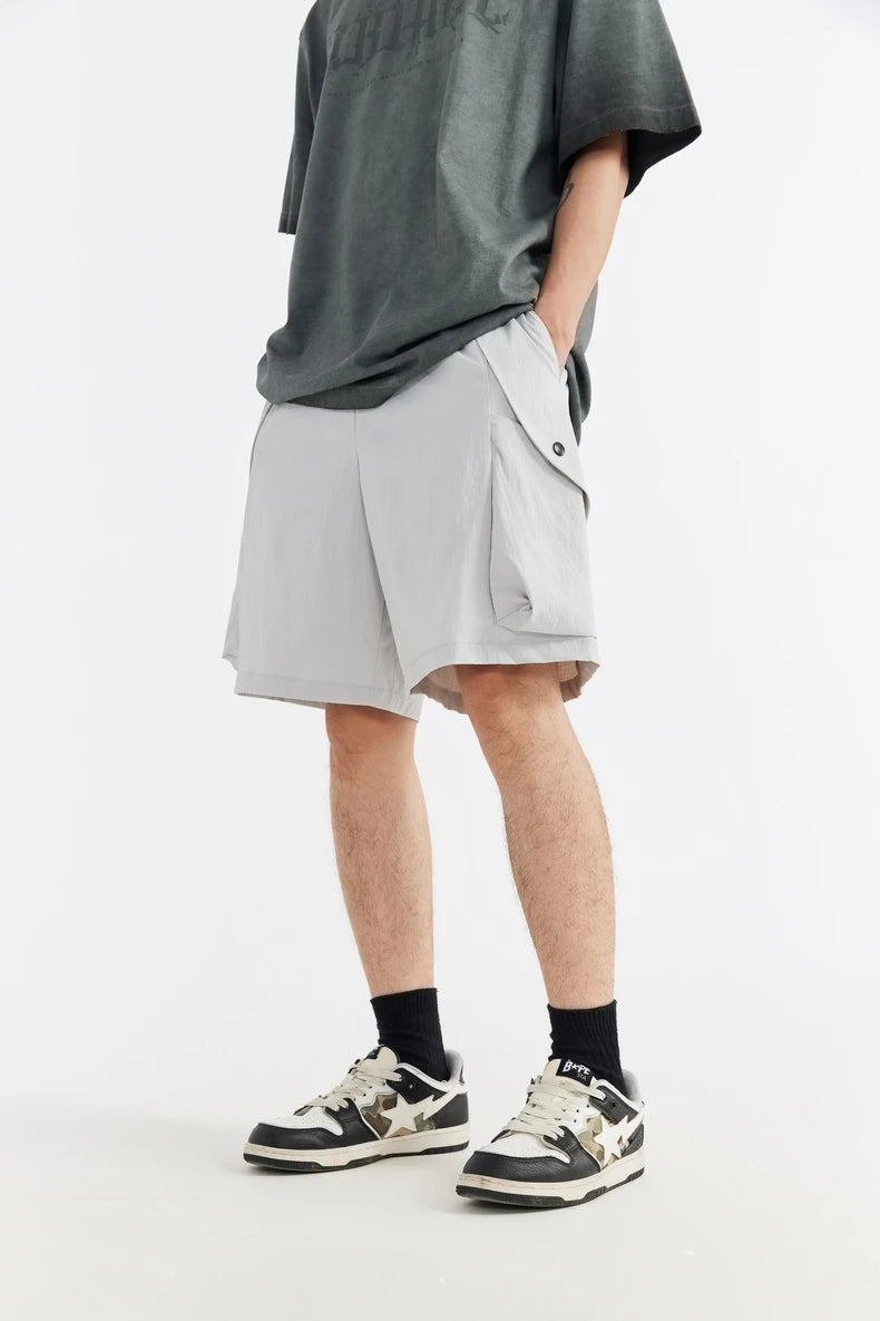 Plaid Stretch Sports Shorts