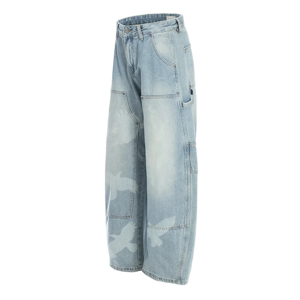 Distressed Carpenter Denim Pant with Jeans