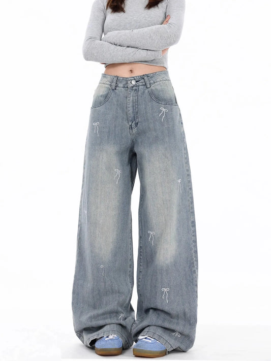 Retro Wide High Waisted Jeans