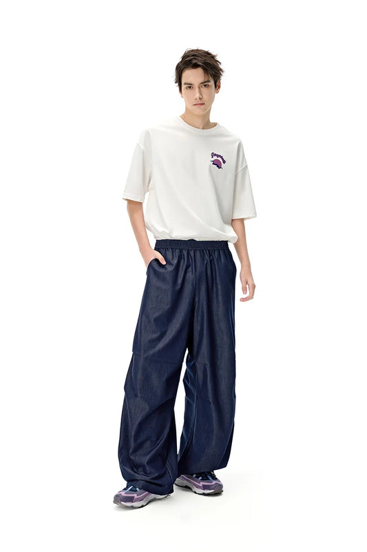 Quick Dry Breathable Wide Leg Jeans