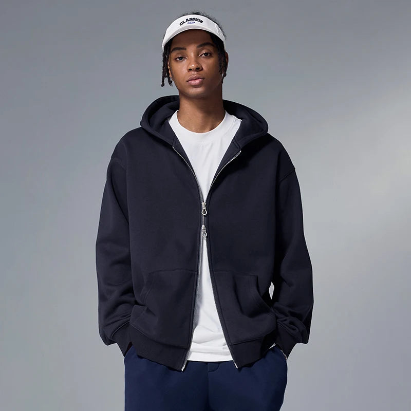 Trendy Winter Fleece Full Zip Hoodie