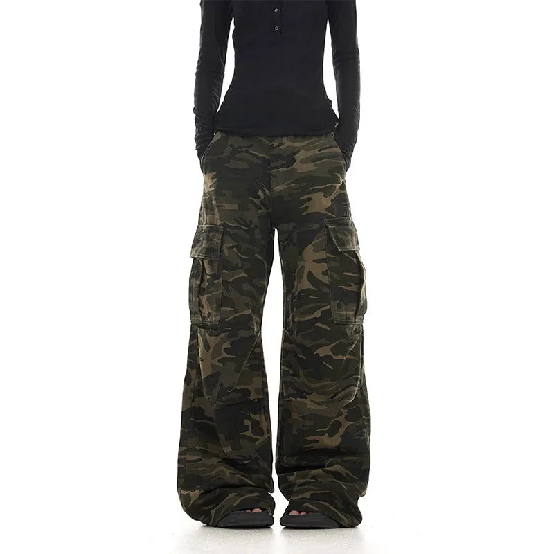 New Camouflage Y2K Hip Hop Jeans