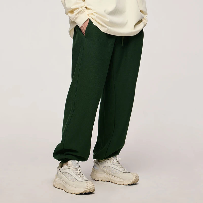 Solid Classic Fleece Joggers Winter Pants