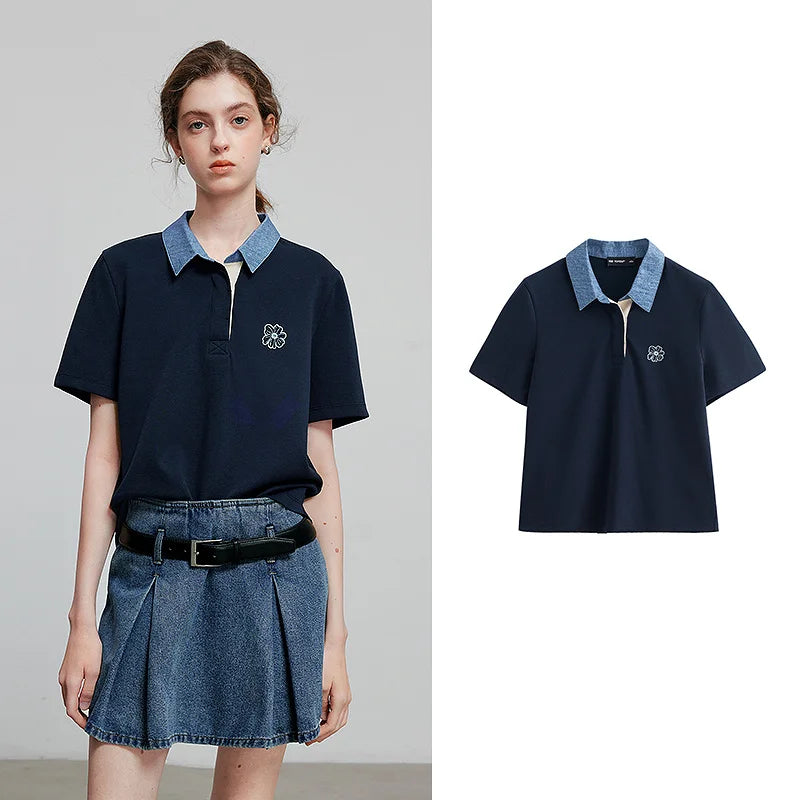 Chic Short Sleeve Spring T-Shirt