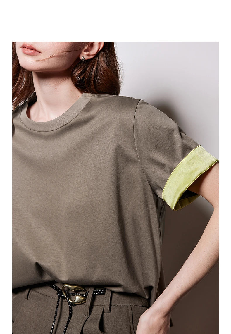 Silk Chinese Style Short Sleeve T-Shirt