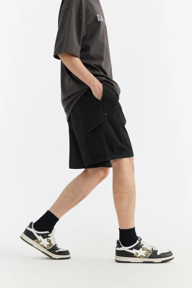 Plaid Stretch Sports Shorts