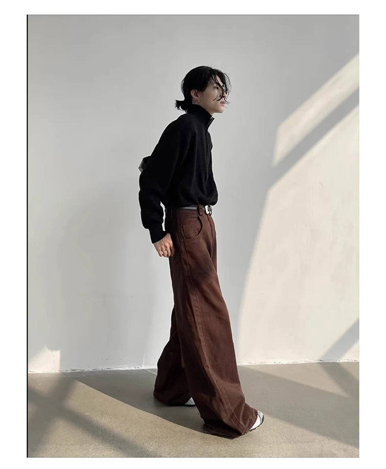 Flowy Wide Leg Pants Autumn