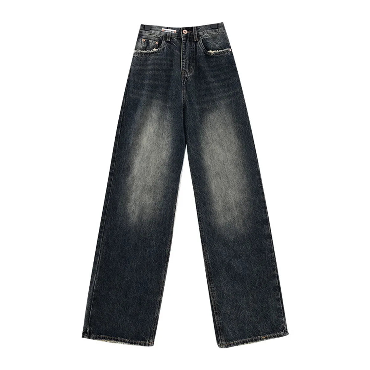 Retro Loose Wide Leg High Jeans