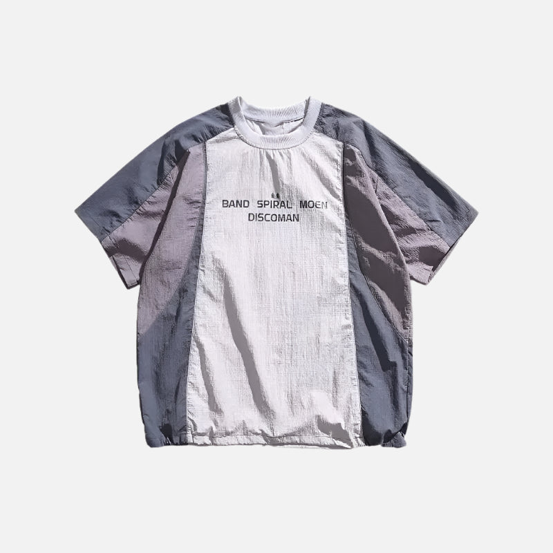 Color Block Quick Dry Japanese T-Shirt