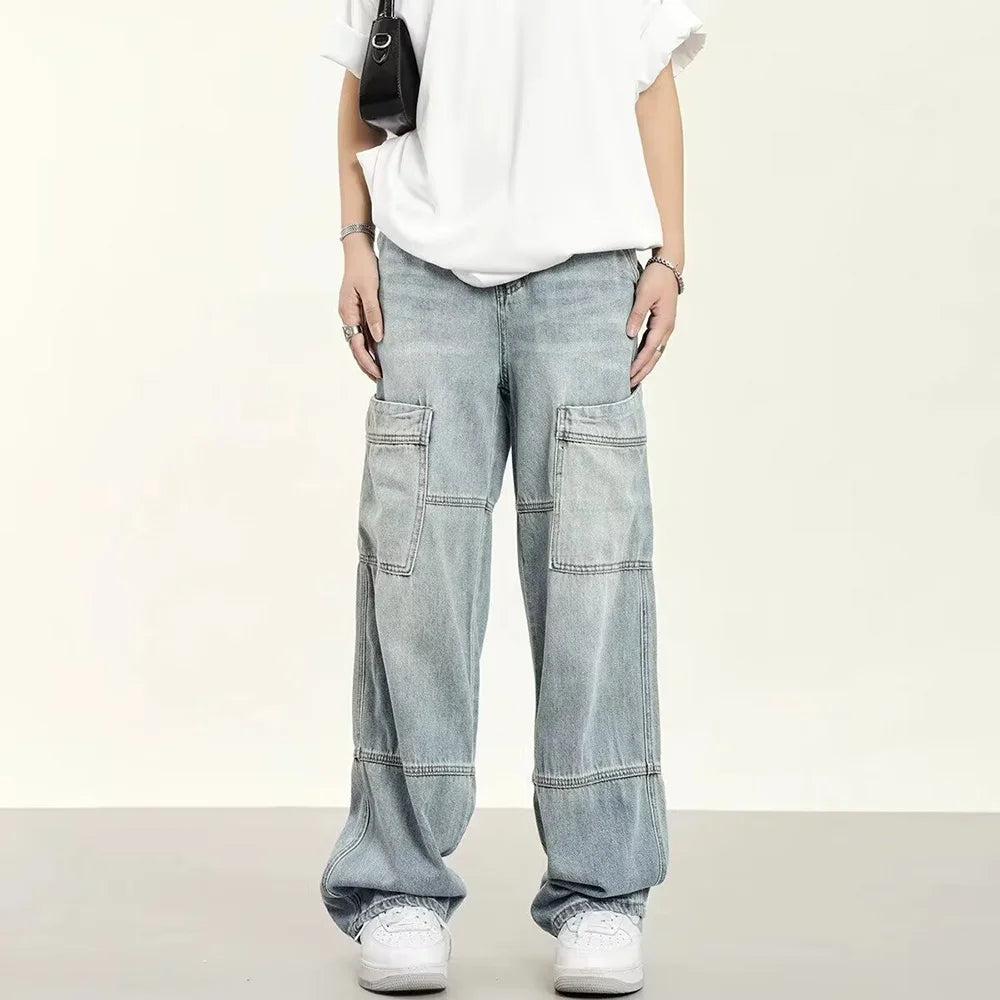 Vintage Loose Fit Straight Leg Jeans