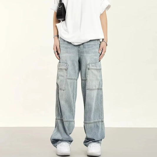 Vintage Loose Fit Straight Leg Jeans