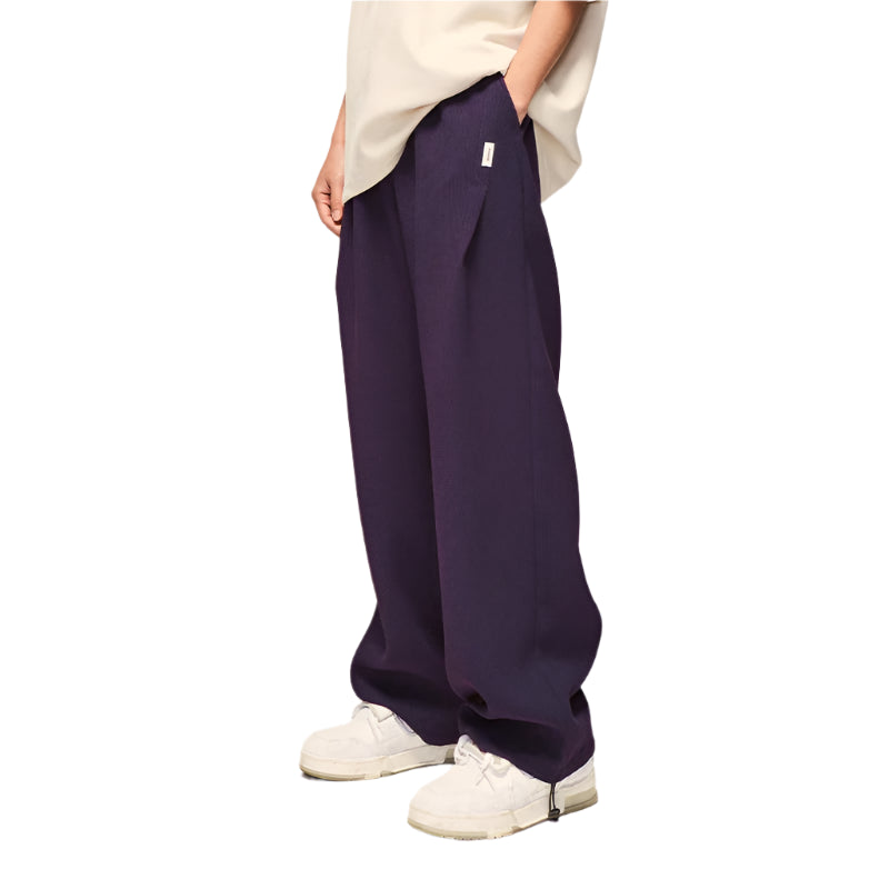 Vintage Wide Leg Waffle Sweatpants