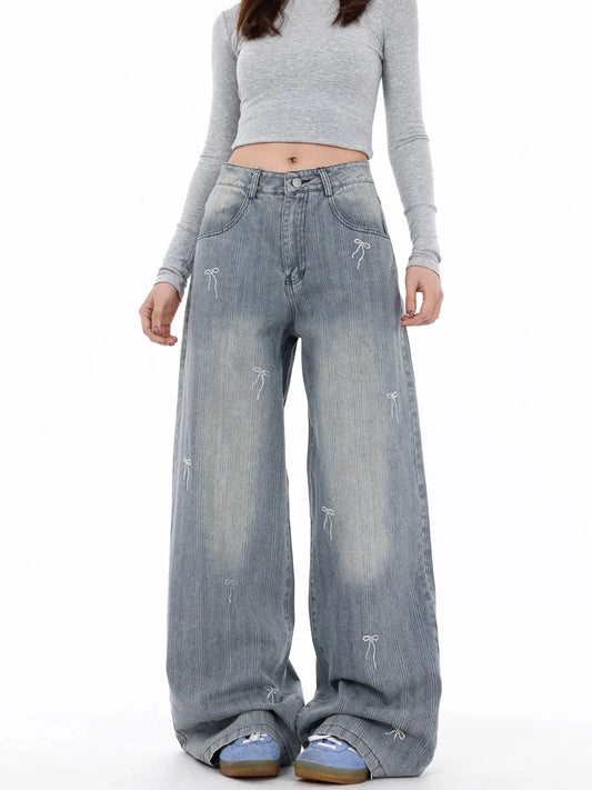 Retro Wide High Waisted Jeans