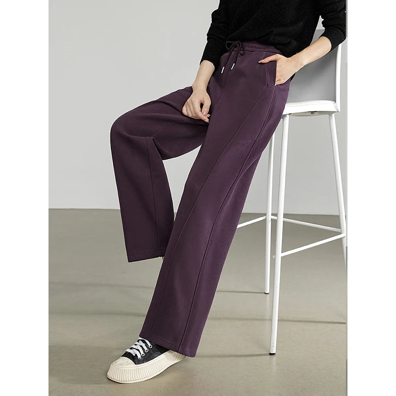 Cozy Cotton Wide Leg Pants