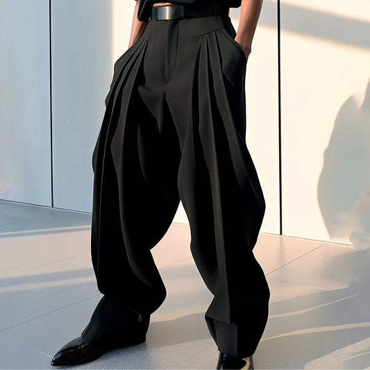 Solid Color Loose Joggers Casual Pants