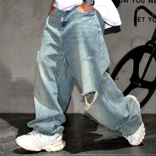 High Quality Ripped Baggy Denim Jeans
