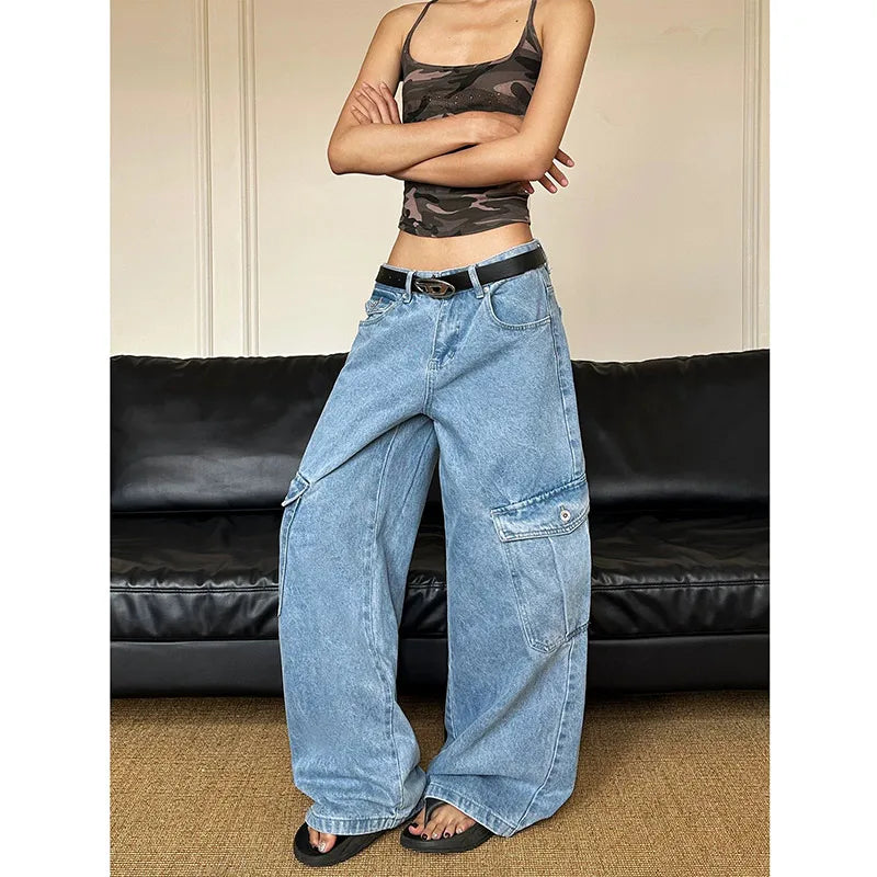 Vintage Baggy Low Rise Boyfriend Jeans