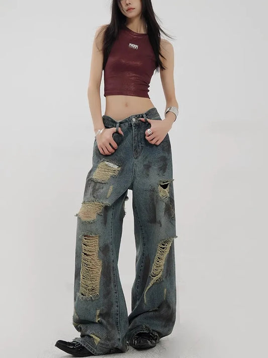 Vintage American Star Retro Loose Jeans