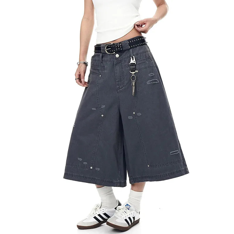 Vintage American Washed Denim Shorts