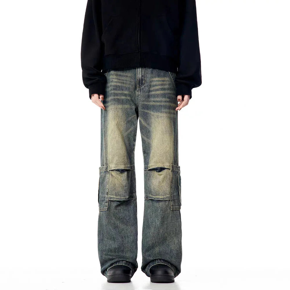 Vintage Loose Fit Straight Leg Jeans