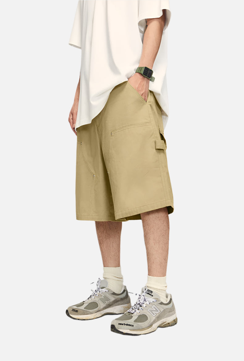 Premium Solid Color Wide Leg Shorts