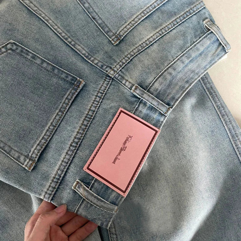 High Waist Wide Leg Vintage Jeans