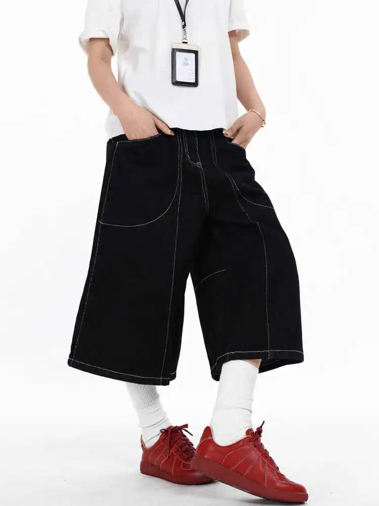 Black Oversized Vintage Y2K Japanese Jeans