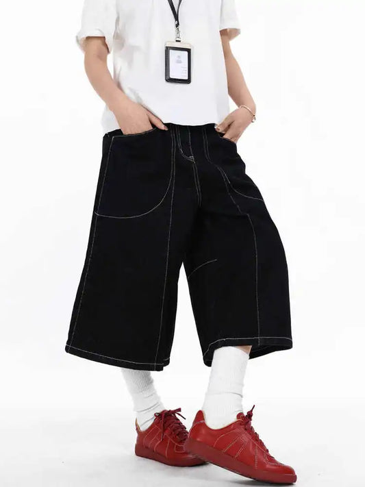 Black Oversized Vintage Y2K Japanese Jeans