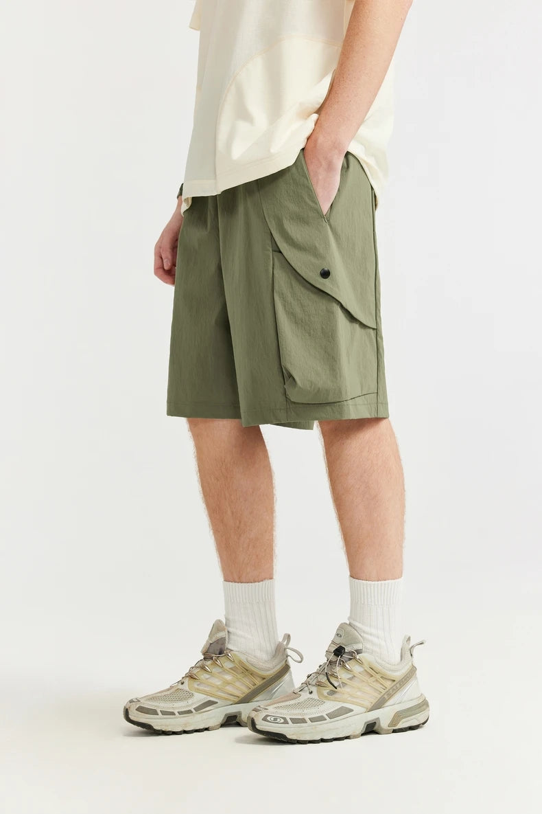 Plaid Stretch Sports Shorts