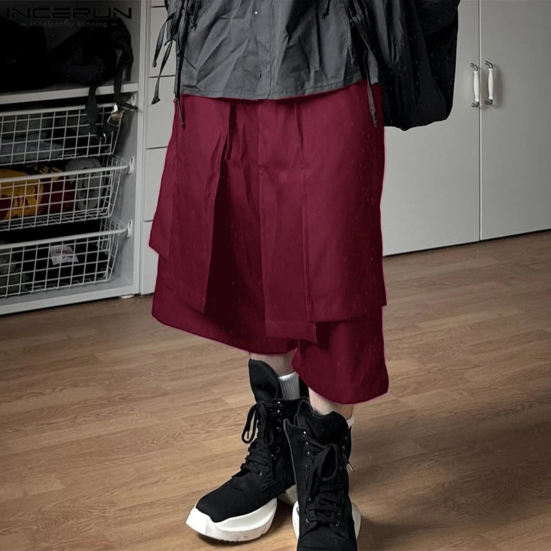 Stylish Korean Loose Fit Cropped Shorts