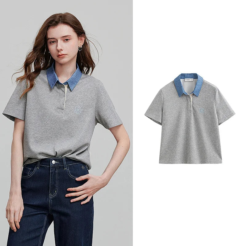 Chic Short Sleeve Spring T-Shirt