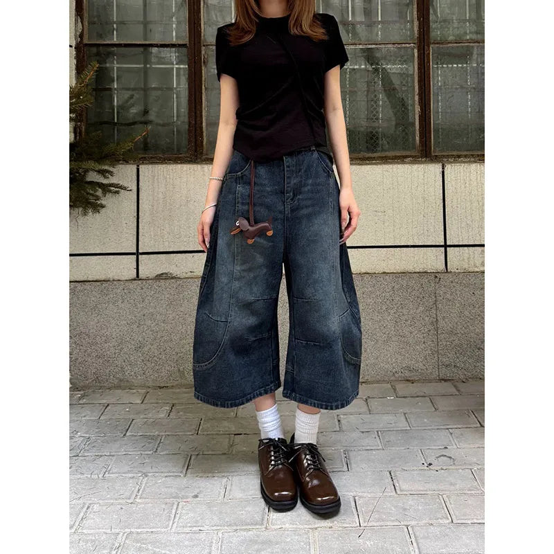 Vintage Oversized Y2K Style Denim Jeans