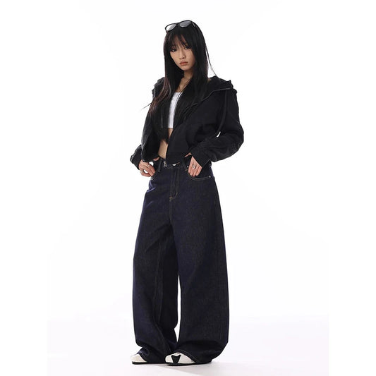 High Waist Vintage 2000s Wide Jeans