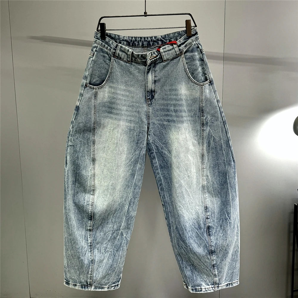Vintage Baggy Premium Denim Cargo Jeans