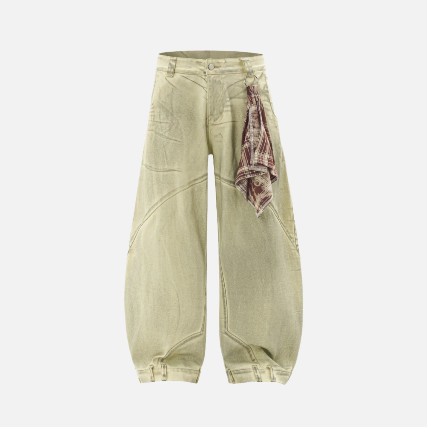 Bold Wide Leg Hip Hop Jeans