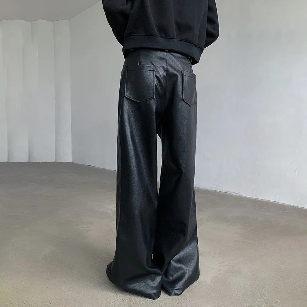 Rider Casual PU Leather Motorcycle Pants