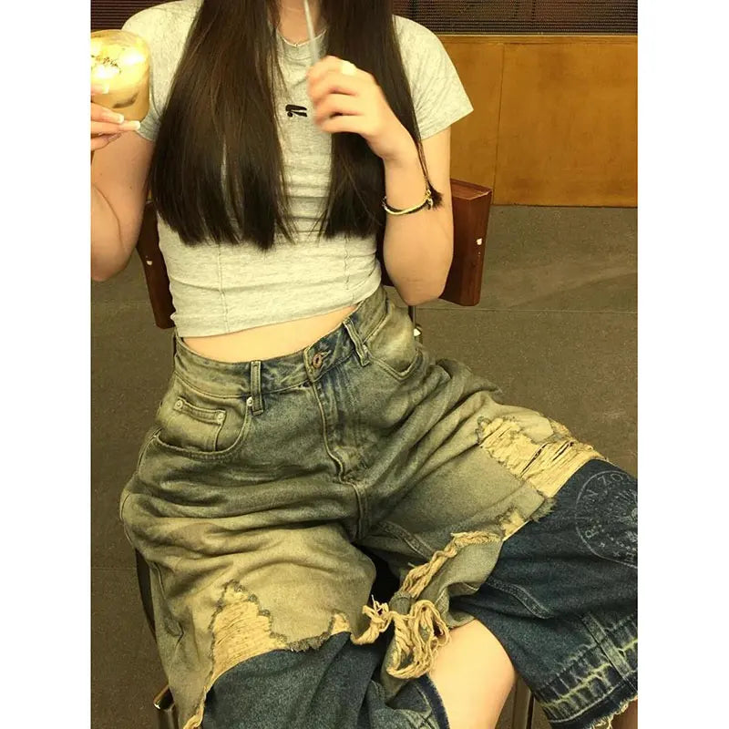 Vintage American Denim Workwear Shorts