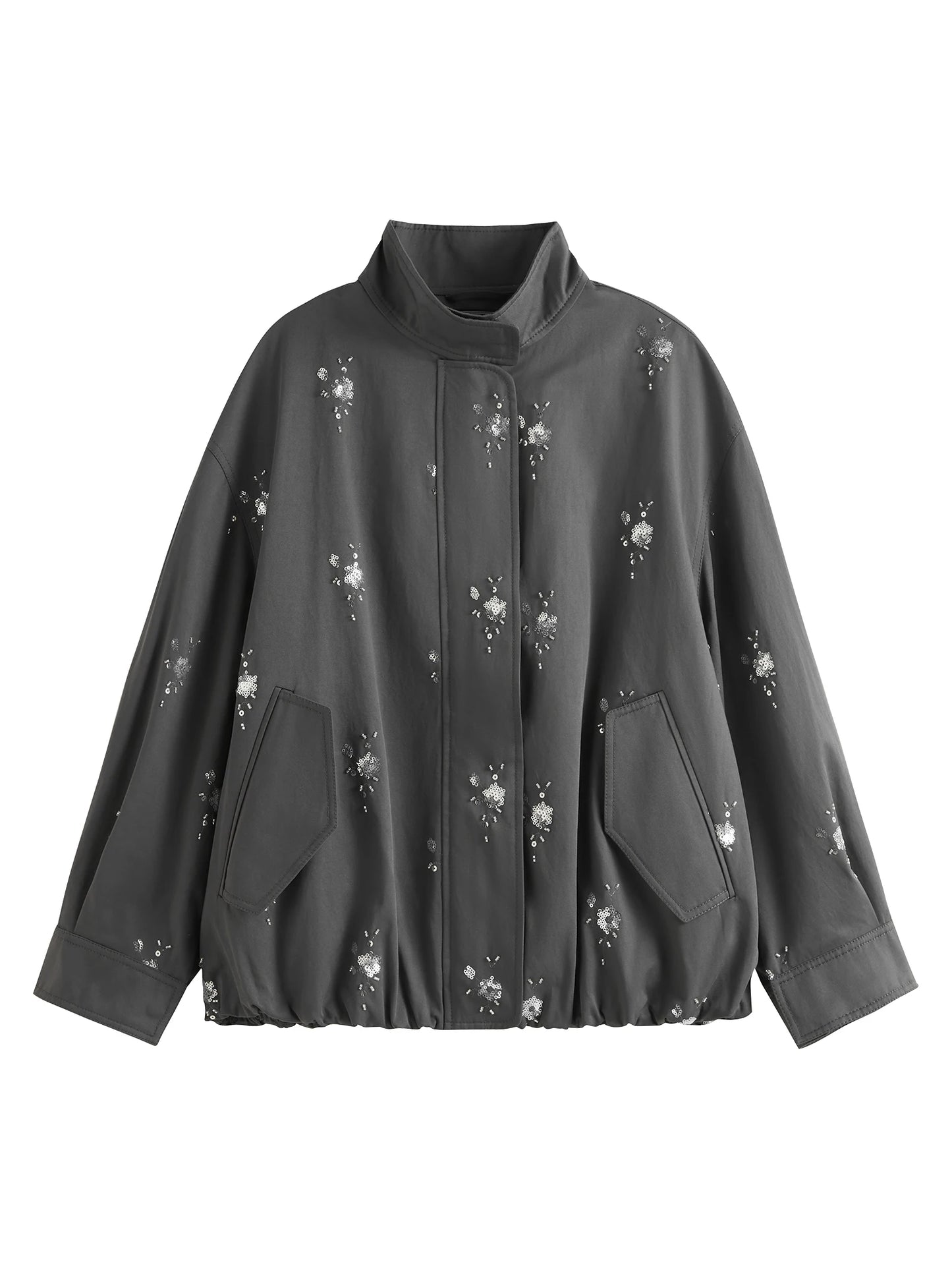 Sequin Chic Jacket Skirt Set