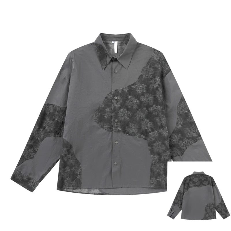 Luxury Stylish Patchwork Blouse Trend Shirt