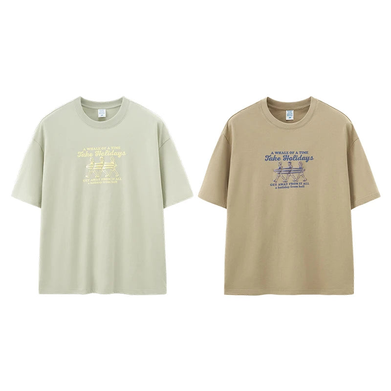 American Surf Print Inflation T-Shirt