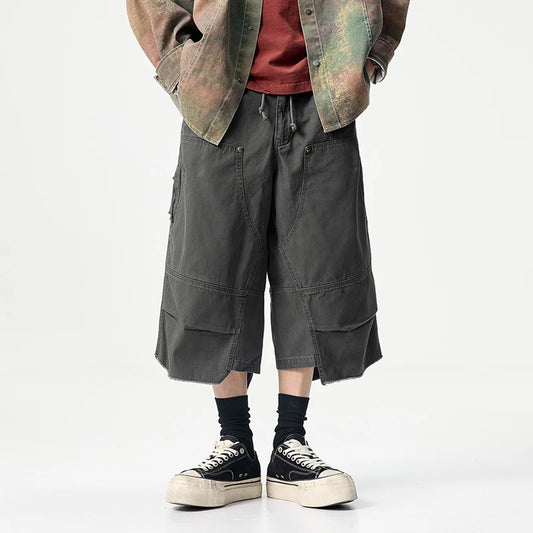 Vintage Loose Fit Cargo Jorts