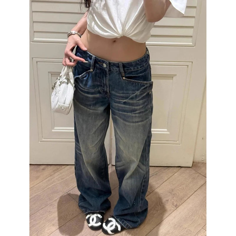 Vintage Oversize Denim Jeans Trousers Jeans
