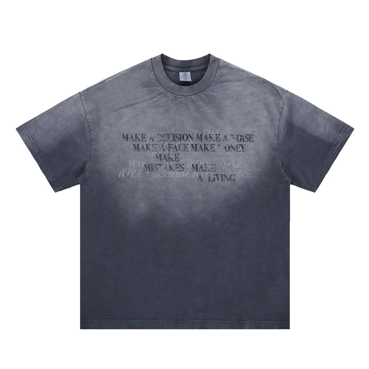 Vibrant Graphic Print Cotton T-Shirt