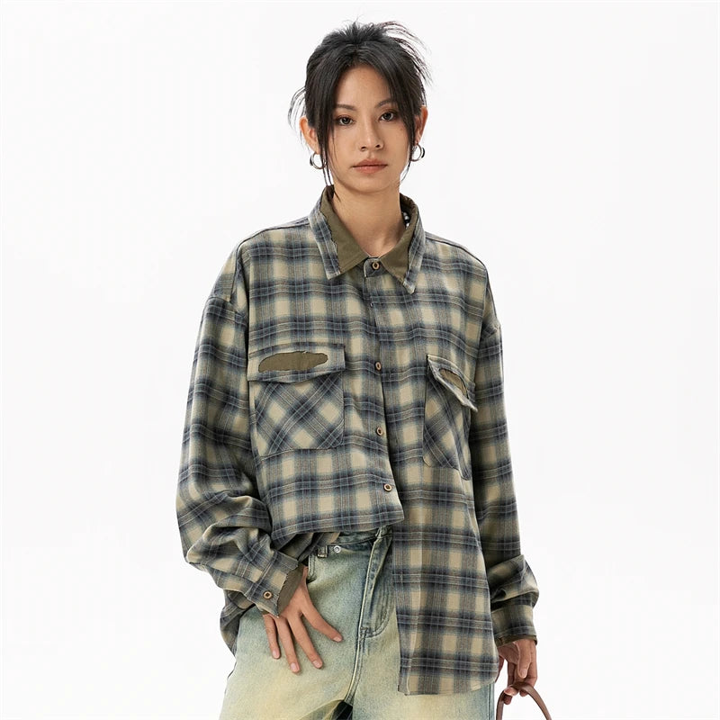 Trendy Checked Casual Women Shirt