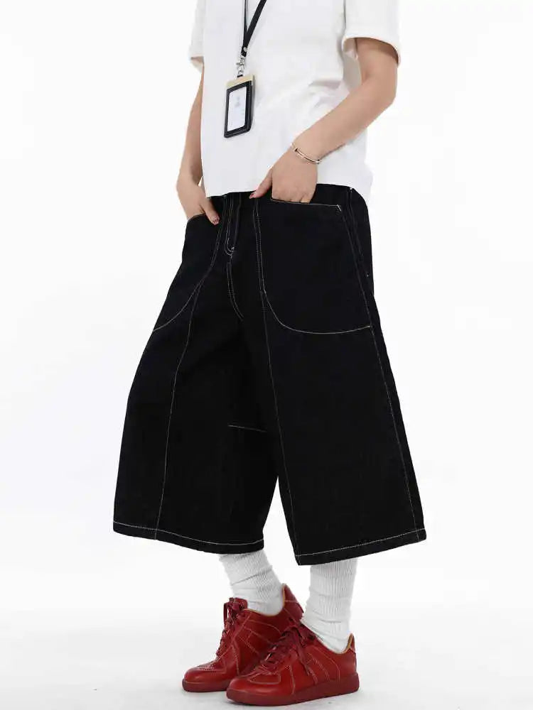 Black Oversized Vintage Y2K Japanese Jeans