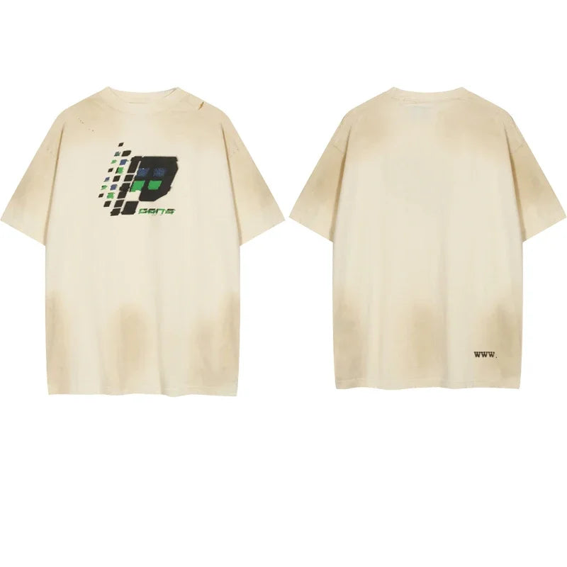High Quality Patchwork Long Sleeve T-Shirt