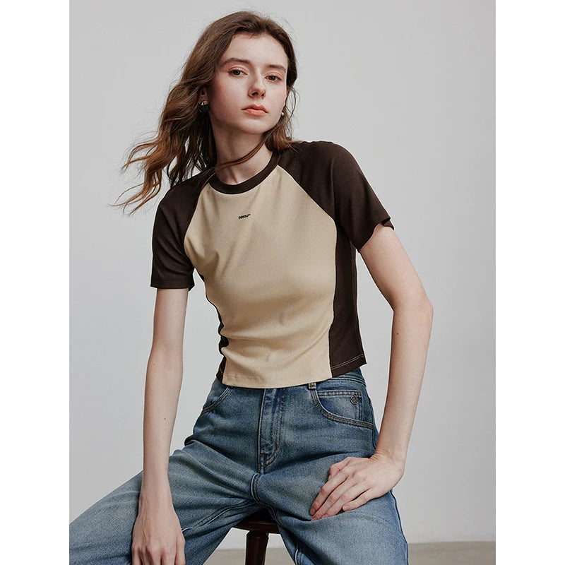 Chic Short Sleeve Floral Print T-Shirt