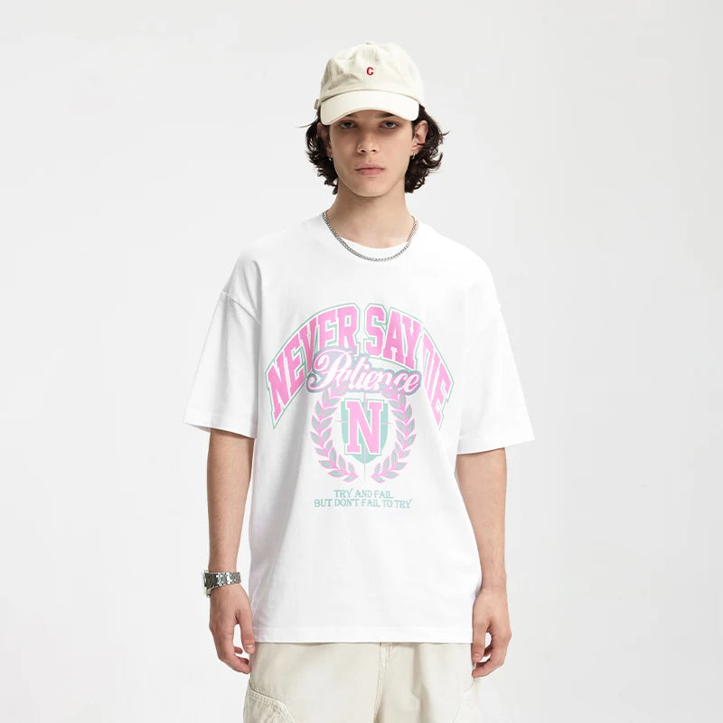 Trendy American Style Inflation Printed T-Shirt