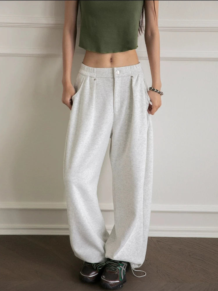 Cozy Loose Fit Vintage Sweatpants