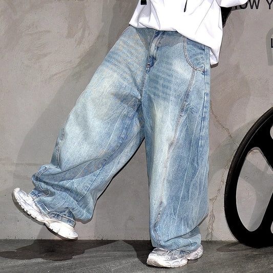 Vintage Baggy Premium Denim Cargo Jeans